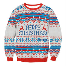 Load image into Gallery viewer, 2019 Santa Claus Xmas Patterned Sweater Ugly Christmas Sweaters Tops Men Women Funny Pullovers Blusas Hot Fashion