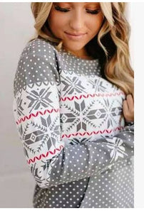 2020 Fashion  US Women Loose Christmas Xmas Knitted Pullover Jumper Sweater Long Sleeve Top S-2XL