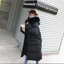 Load image into Gallery viewer, Women&#39;s down jacket long winter female jacket 2019 down jackets fashion parka coat puffer jackets oversize outerwear korean