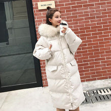 Load image into Gallery viewer, Women&#39;s down jacket long winter female jacket 2019 down jackets fashion parka coat puffer jackets oversize outerwear korean